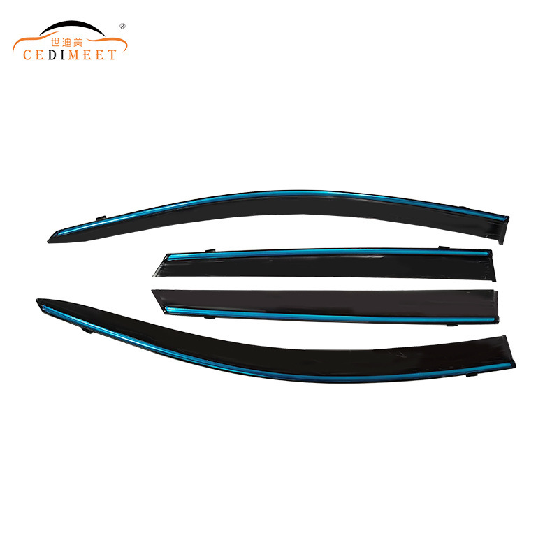 Acrylic Window Deflectors and Rain Guards for CHANGAN UNI-T (2020-Present), 4-Piece Set - Image 5