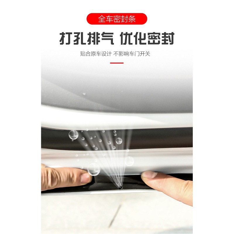 Car Door Sealing and Soundproofing Strips for CHANGAN UNI-K 2021 (4-Door Set) - Image 5