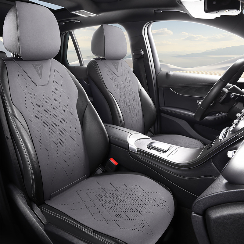 Four-Season Suede Car Seat Cushion Set for DEEPAL G318 S07 SL03 - Image 4