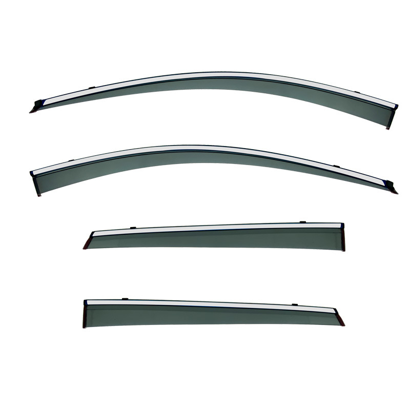 Window Visor Rain and Sun Protection Set for CHANGAN UNI-T (2020+) Stainless Steel Trim - Image 5