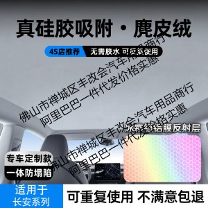 Silicone Honeycomb Suction Sunroof Sunshade for DEEPAL L06 and CHANGAN NEVO Models