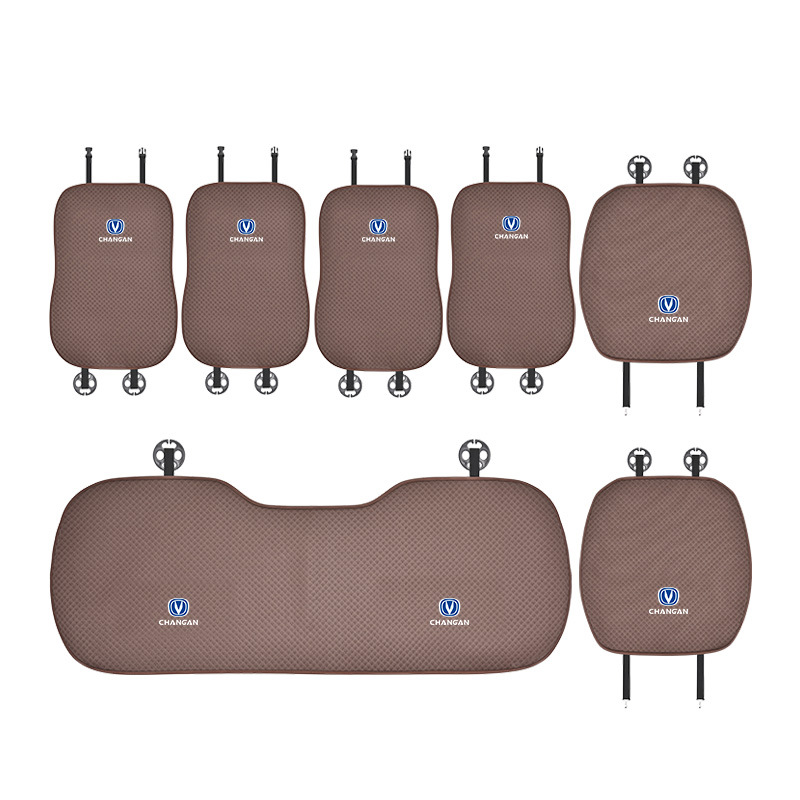 Universal Ice Silk Car Seat Cover Set for Changan CS75 CS55 Eado UNI-V/K/T Lumin - Image 5