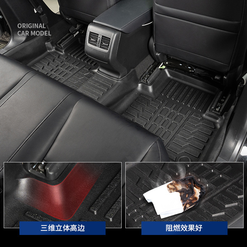 Custom TPE Rear Trunk Mat and Backrest Protectors for CHANGAN UNI-K 2021 - Image 3