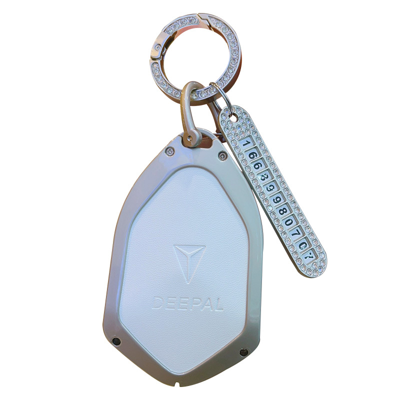 Zinc Alloy Luxury Key Fob Case and Card Protector for DEEPAL S07 S7 SL03 L07 S05 G318 - Image 5