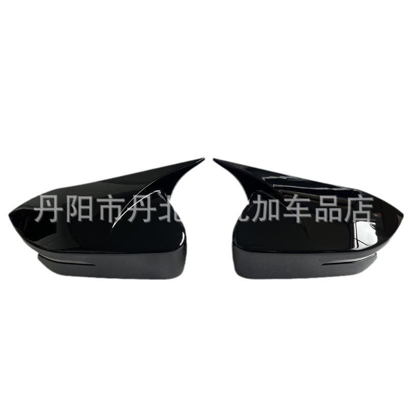 Rearview Mirror Mirror Cover Cap Horn Style Gloss Black for CHANGAN UNI-V - Image 5