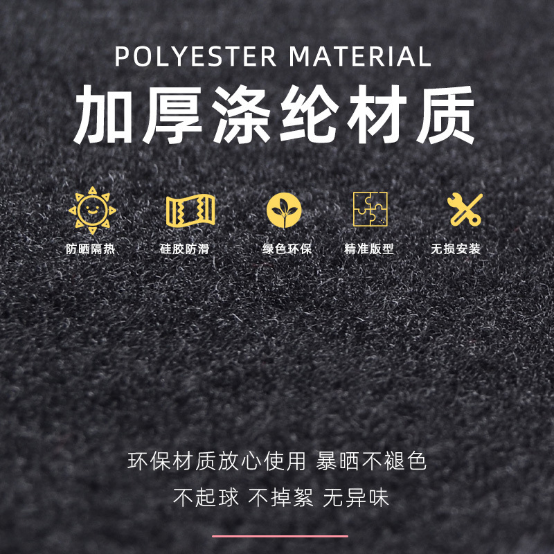 Dashboard Cover Center Console Mat for CHANGAN UNI-V, Sun Protection Heat Insulation Cushion - Image 3