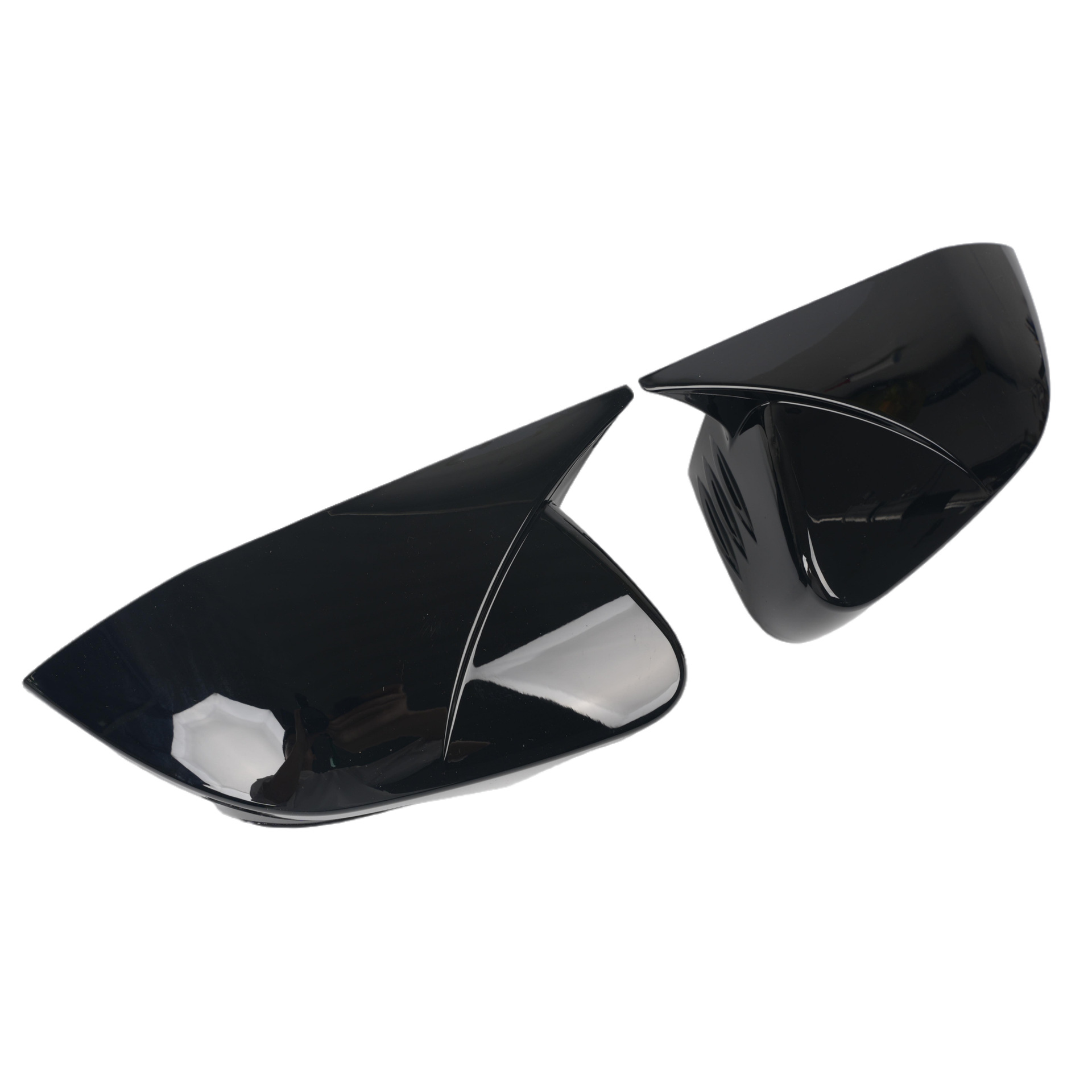 Carbon Fiber Style Horn Side Mirror Cover Caps for CHANGAN UNI-V - Image 4