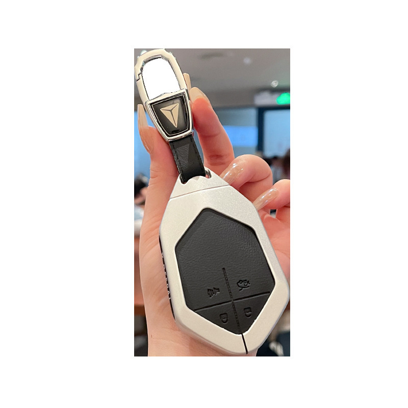Zinc Alloy Smart Key Fob Cover with Leather Strap for DEEPAL S07 S7 SL03 L07 S05 S09 - Image 5