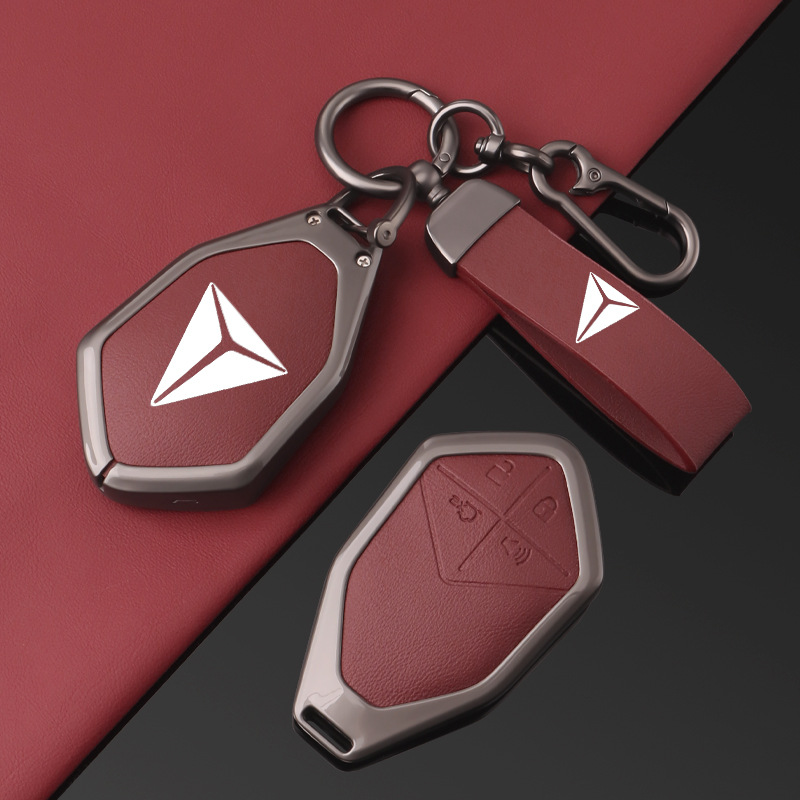 Zinc Alloy Smart Key Case Cover with Keychain for Deepal SL03 S07 S7 2023-2024 - Image 4