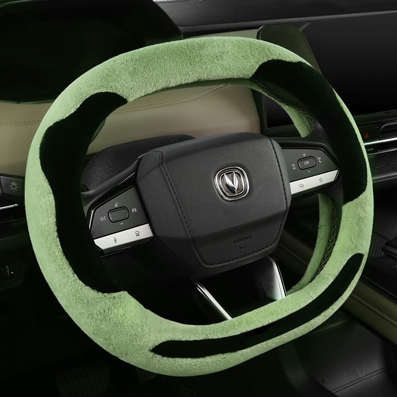 Winter Plush Thermal Steering Wheel Cover for CHANGAN CS55 PLUS & UNI-K iDD - Image 4