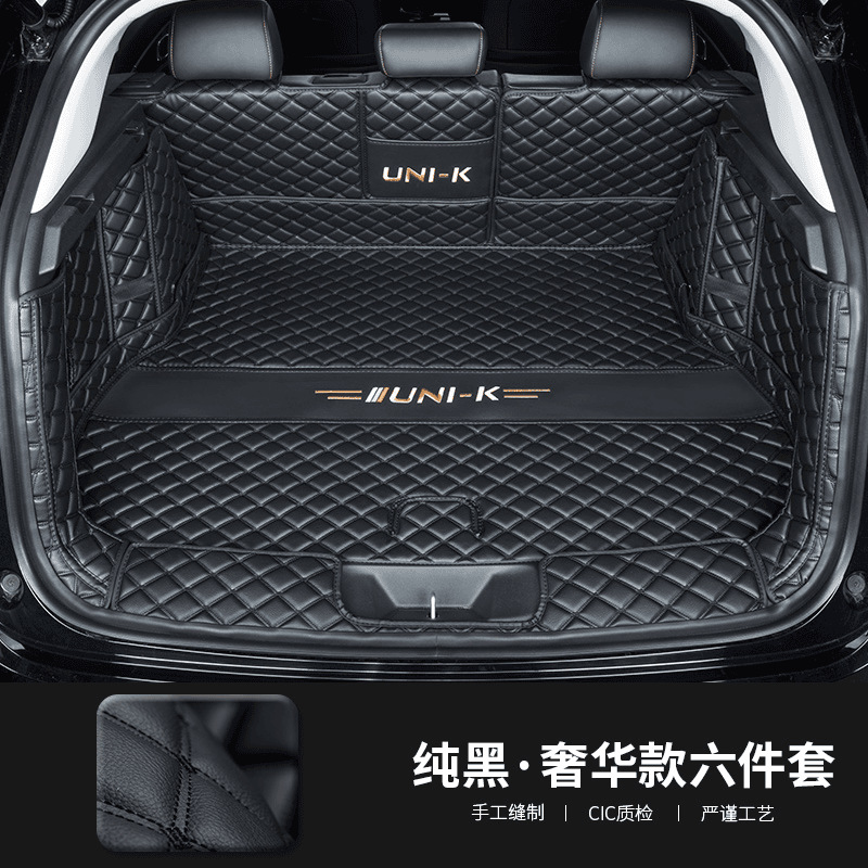 Custom All-Inclusive Leather Trunk Mat for CHANGAN UNI-K & UNI-K iDD 2024 - Image 2