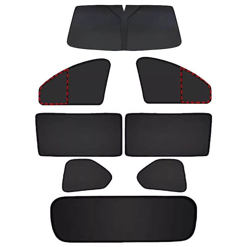Car Window Sunshade Privacy Curtains for DEEPAL S07 / S06 Camping Heat Insulation - Image 5