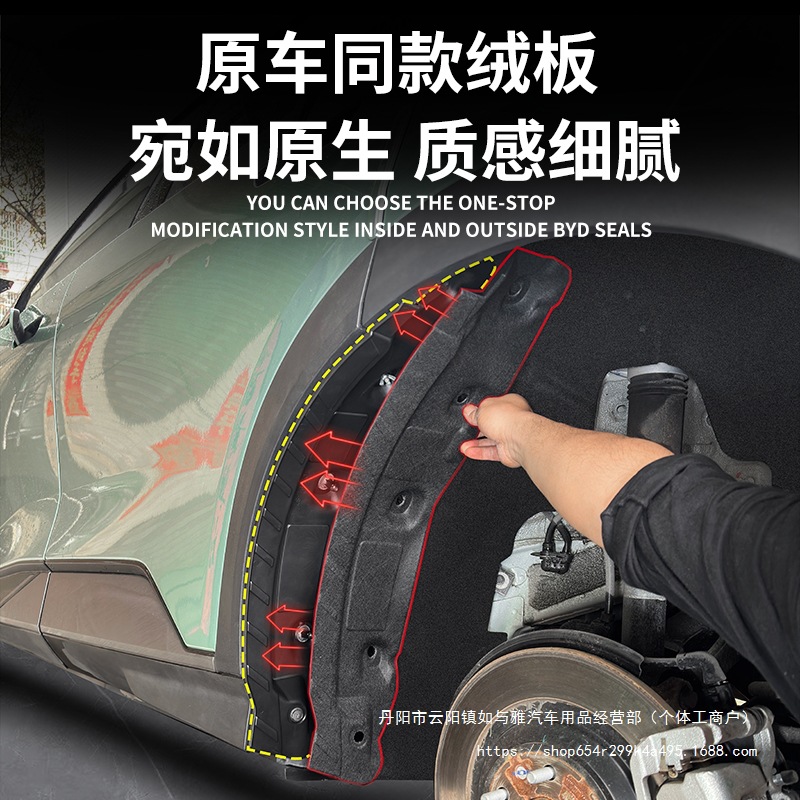4-Wheel Fender Mudguards and Rear Wheel Lining Kit for DEEPAL S07 / S7 - Image 4