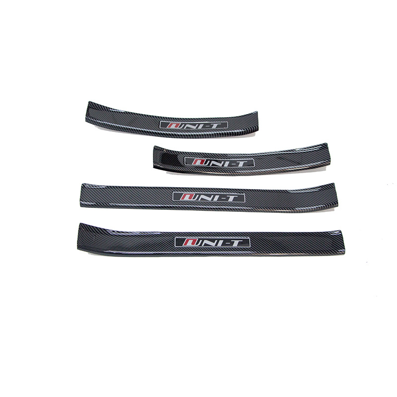 Door Sill Guards and Rear Trunk Guard Strip Carbon Fiber Style for CHANGAN UNI-T 2020 - Image 5