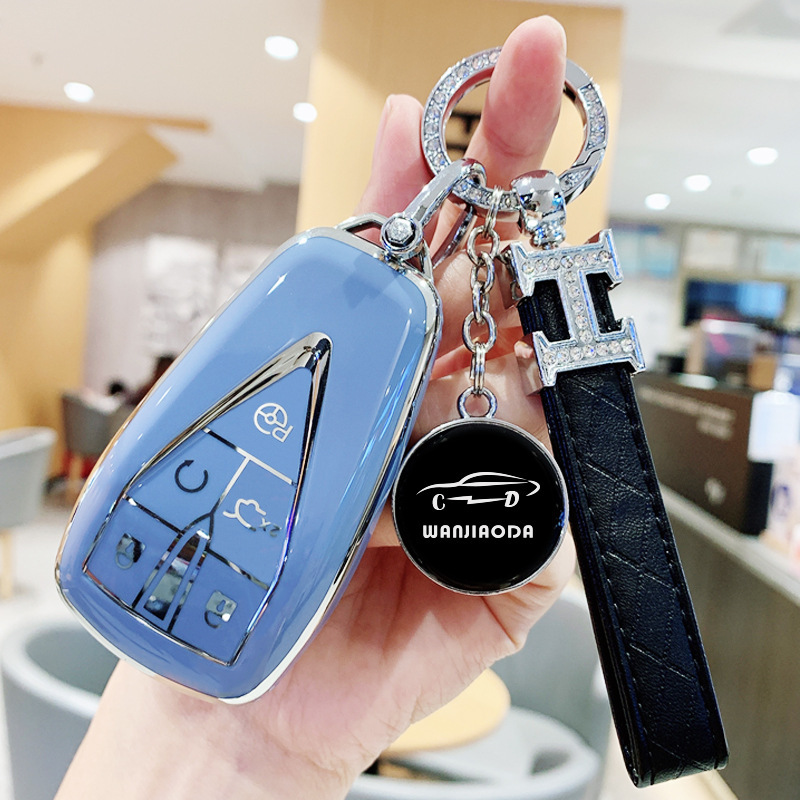 Luxury TPU Key Fob Cover for CHANGAN CS75 PLUS and CHANGAN UNI-V 5-Button Remotes - Image 4