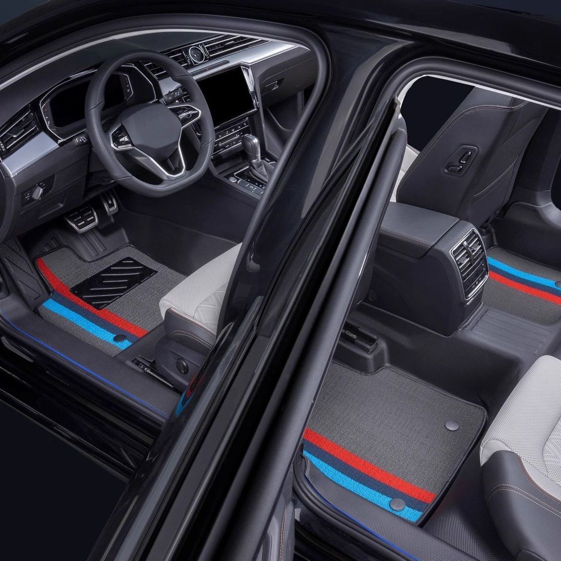 TPE All-Weather Floor Mats for CHANGAN UNI-K & Smart iDD (2021-2025) - Full Coverage Door Sill Protection - Image 3