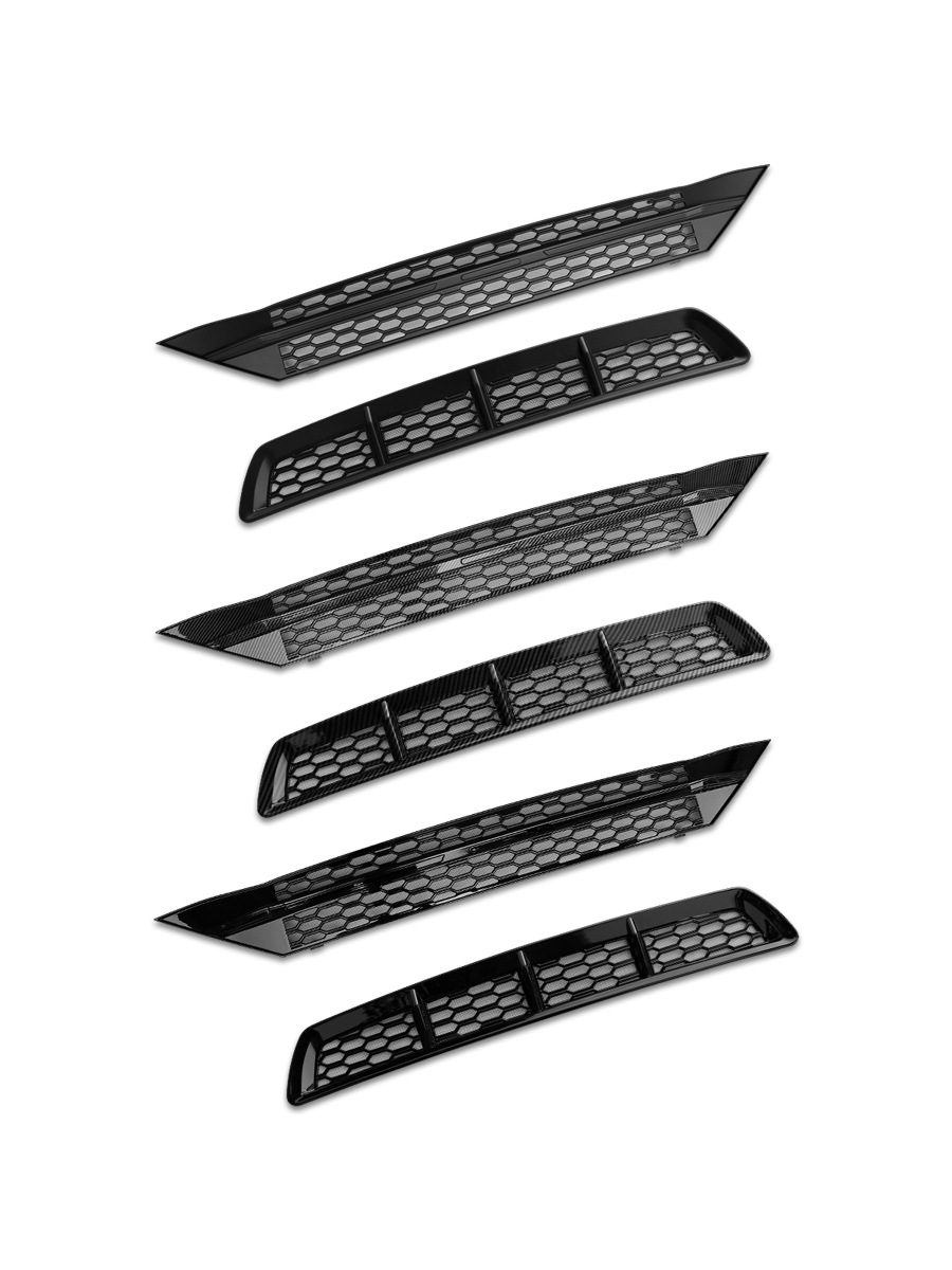 Front Bumper Air Intake Grille Insect Mesh and License Plate Frame Set for DEEPAL S07 / S7 - Image 5