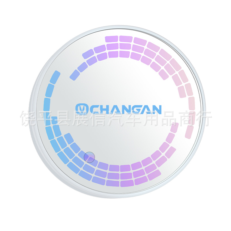 LED Luminous Car Water Cup Coaster with 7-Color Atmosphere Light for CHANGAN UNI-V UNI-T CS75 CS35 - Image 3