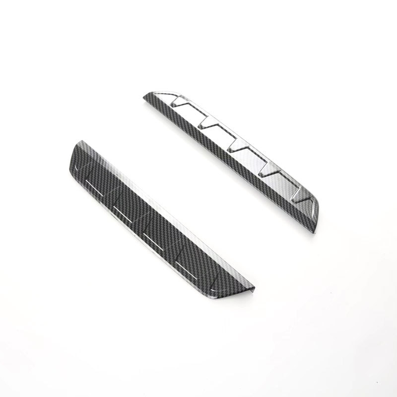 Front Fog Lamp Eyebrow Trim Carbon Fiber Pattern ABS for 2022 CHANGAN UNI-V - Image 5