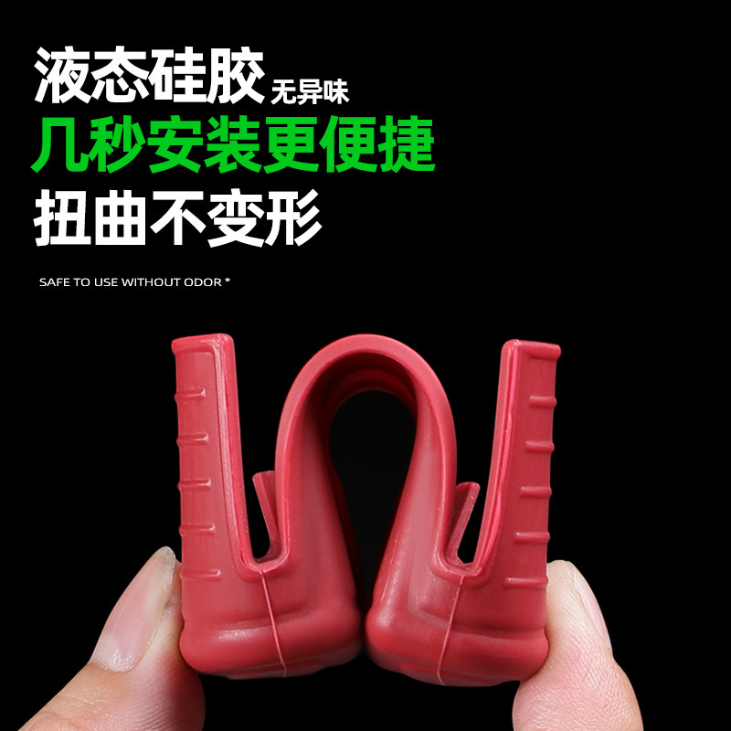Interior Seat Belt Buckle Plug Silicone Protection Cover 5-Piece Set for Changan UNI-V 2022-2024 - Image 3