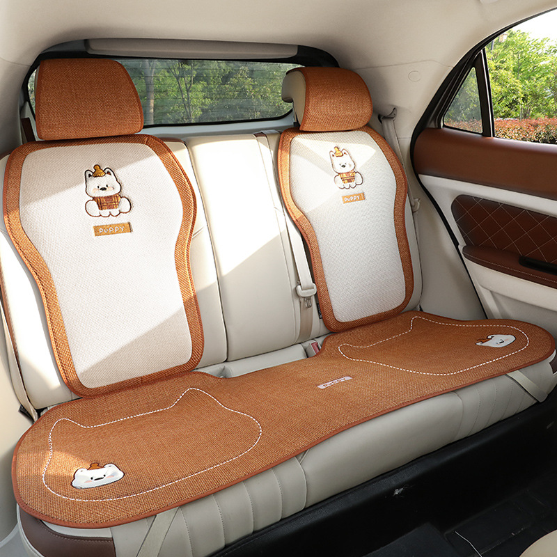 Four-Season Cotton Linen Seat Cover Set for Changan CS85 COUPE and SUV Series - Image 4
