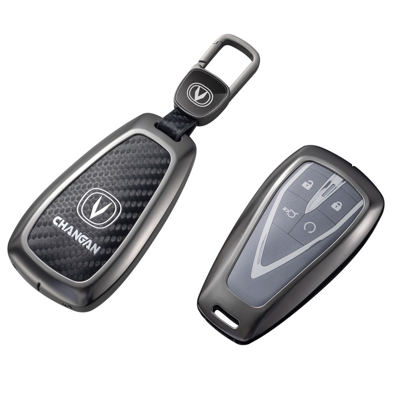 TPU Carbon Fiber Texture Key Cover Case for Changan CS75 PLUS CS55 PLUS Eado Deepal S7 Oshan X7 - Image 5
