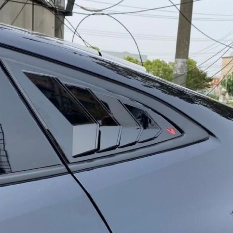 Rear View Mirror Horn Caps and Rear Triangle Window Louver Trim for CHANGAN UNI-V - Image 4
