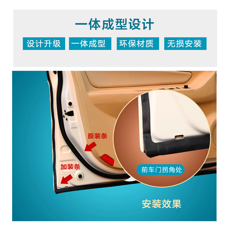 Car Door Soundproof Dustproof Sealing Strips for CHANGAN UNI-V UNI-T UNI-Z - Image 5
