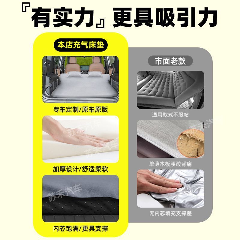 Rear Trunk Travel Inflatable Mattress and Leveling Pad for DEEPAL S07 / S7 (2023-2024) - Image 3