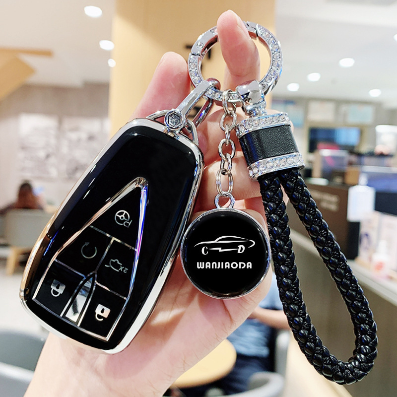 Luxury TPU Key Fob Cover for CHANGAN CS75 PLUS and CHANGAN UNI-V 5-Button Remotes - Image 3