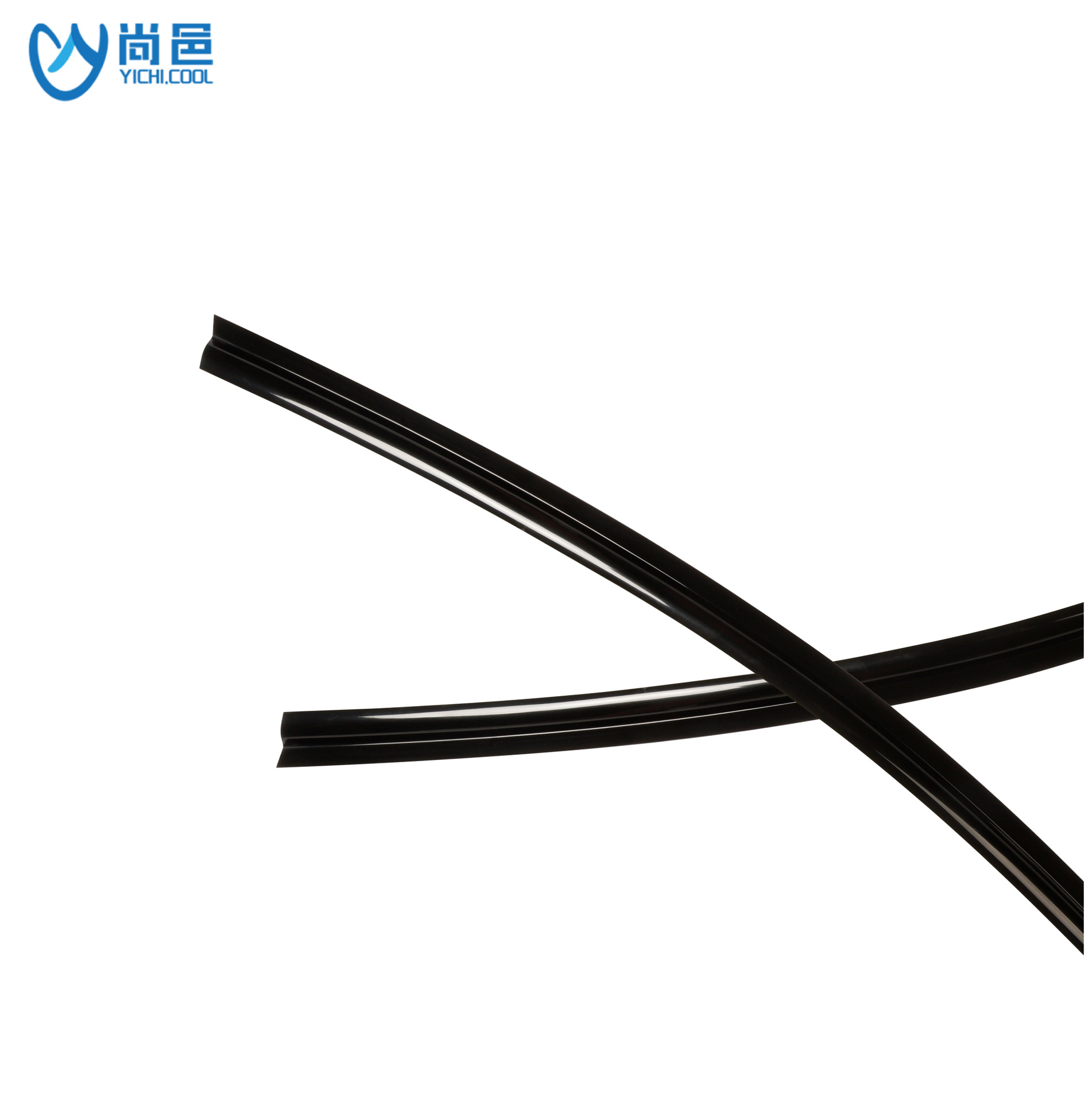 4-Piece Frameless Acrylic Window Rain Guard Deflector Set (Black) for DEEPAL S07 / S7 - Image 4