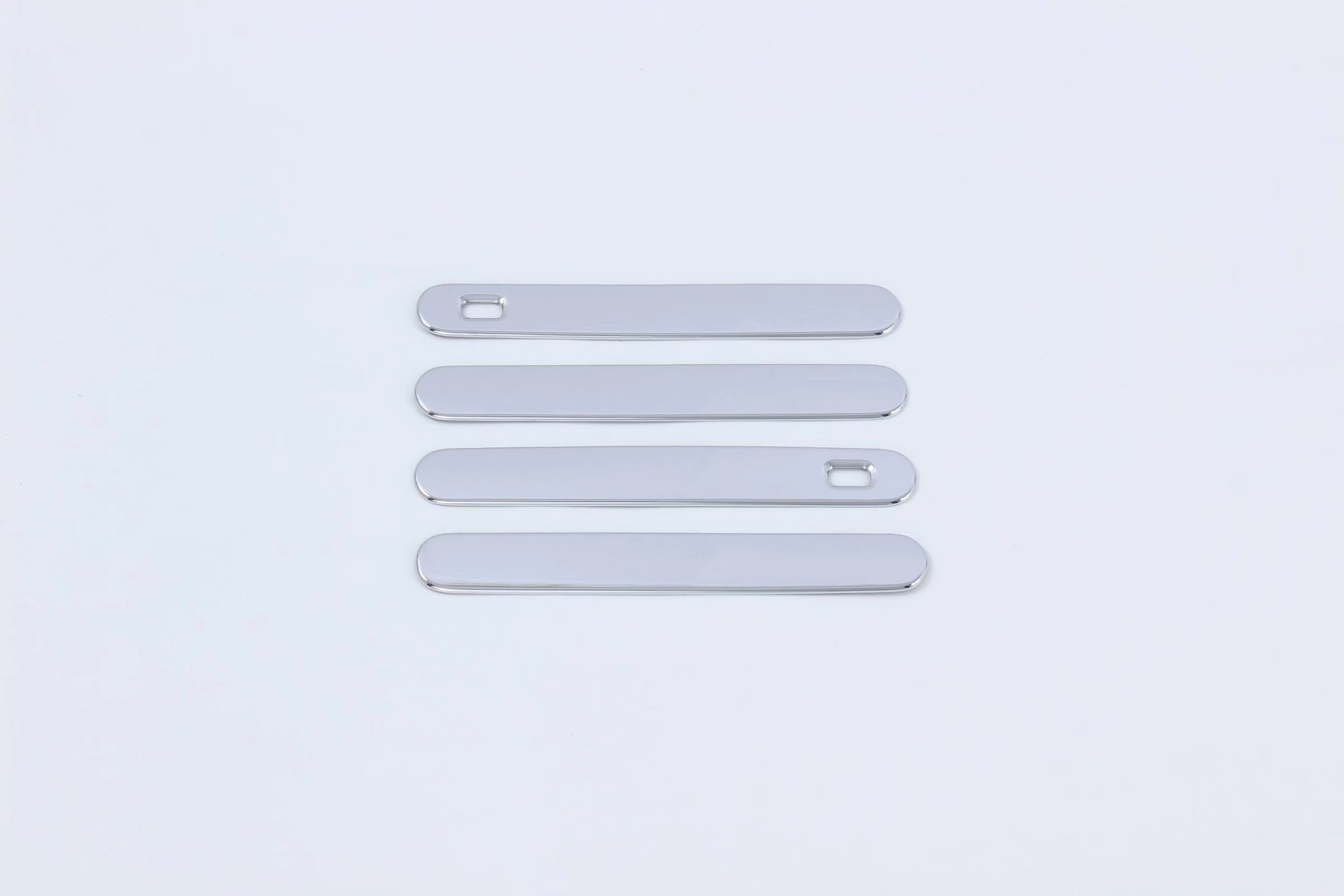Exterior Door Handle Cover Trim Kit for 2022 CHANGAN UNI-V, Anti-Scratch ABS Chrome/Carbon Style 4-Piece Set - Image 4