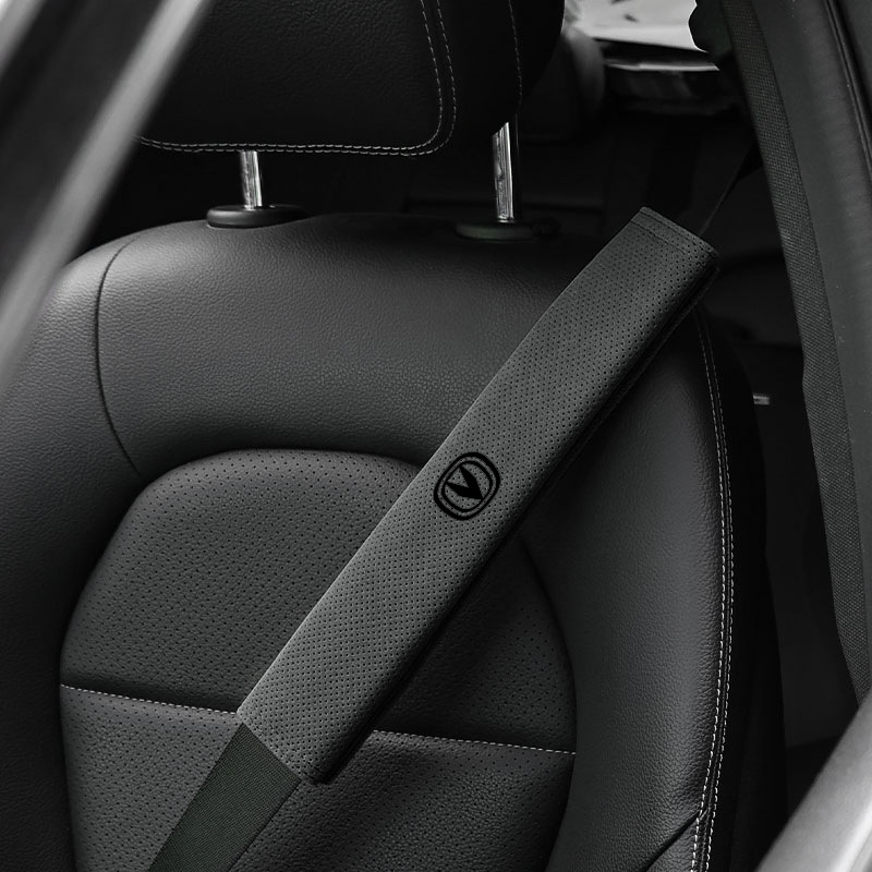 Suede Breathable Seat Belt Shoulder Pad Cover for CHANGAN UNI-V, CS75 PLUS, Eado, and Lamore - Image 2