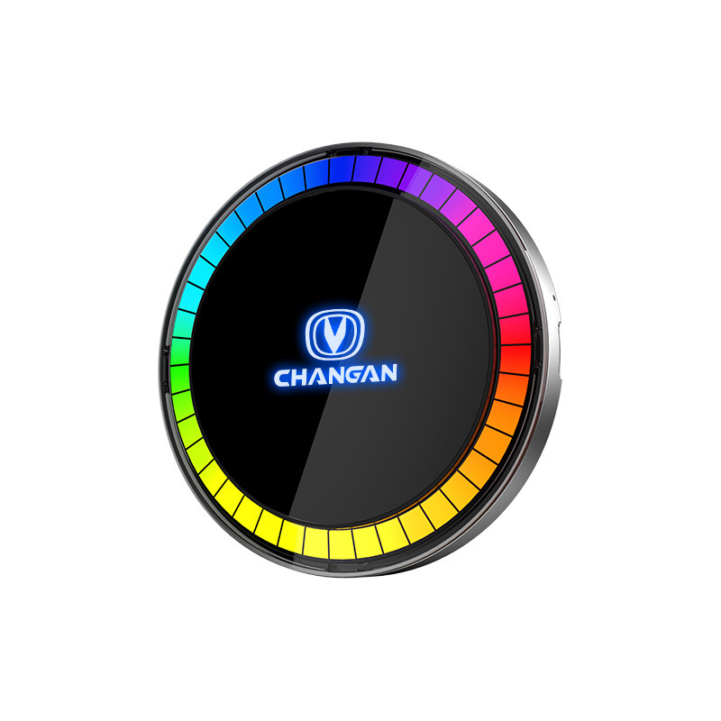 15W Magnetic Wireless Fast Charging Car Phone Holder with Atmosphere Light for Changan CS75 BenBen CX70 Ounuo Oshan - Image 5