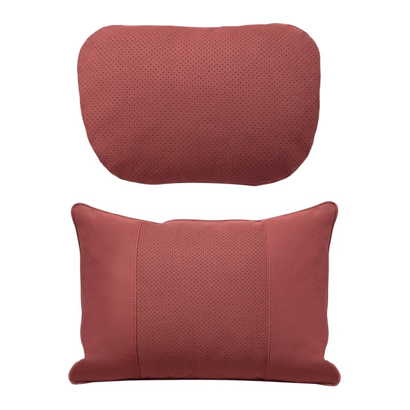 Premium Suede Car Headrest and Lumbar Support Cushion Set for CHANGAN CS35 CS55 CS75 PLUS UNI-K - Image 5