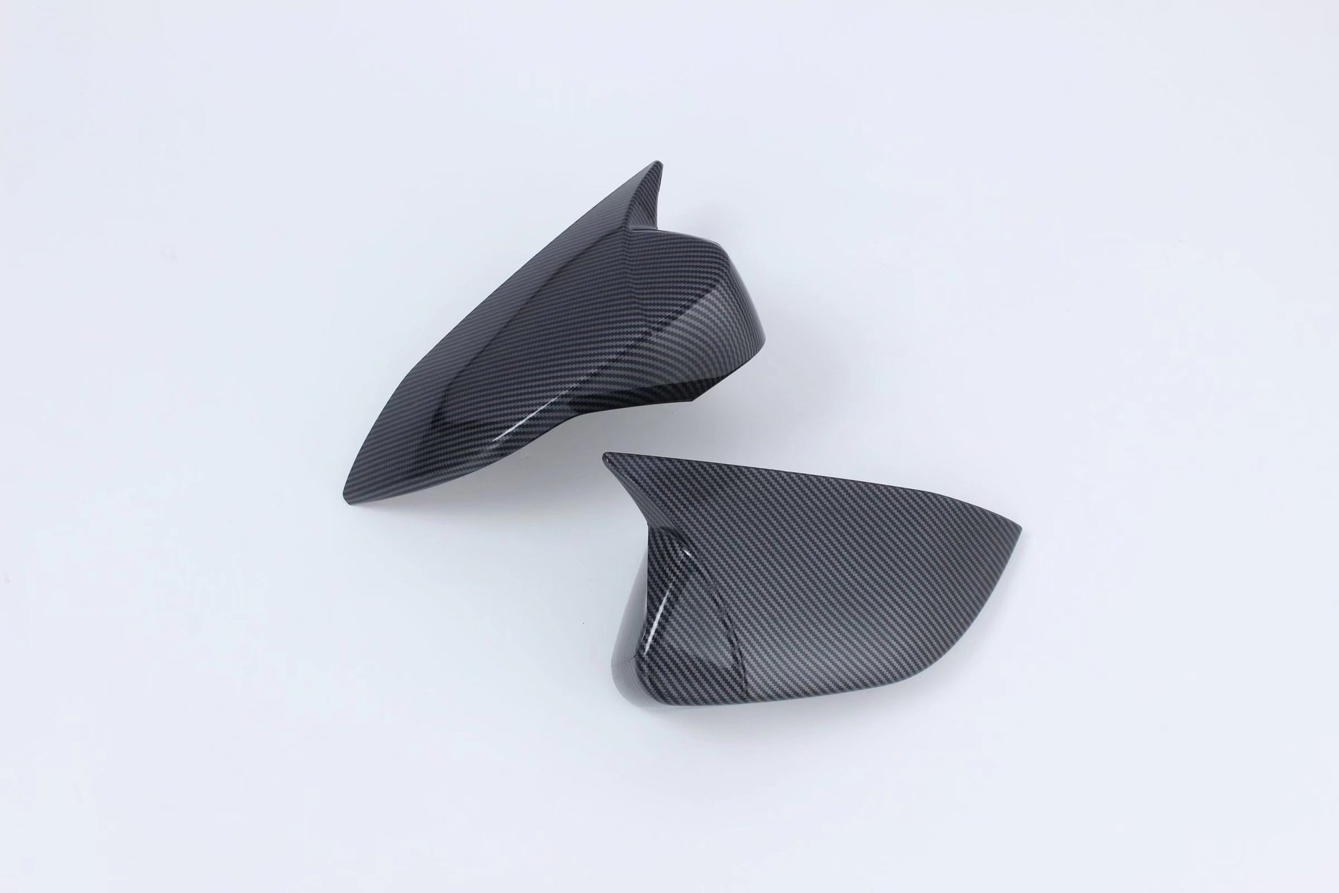 M-Style Horn Mirror Cover Cap for 2022 CHANGAN UNI-V, Chrome Finish ABS - Image 3