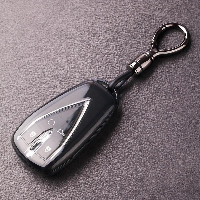 TPU Soft Shell Full Cover Key Case for CHANGAN CS75 PLUS UNI-V OSHAN Z6 IDD EADO LAMORE - Image 2