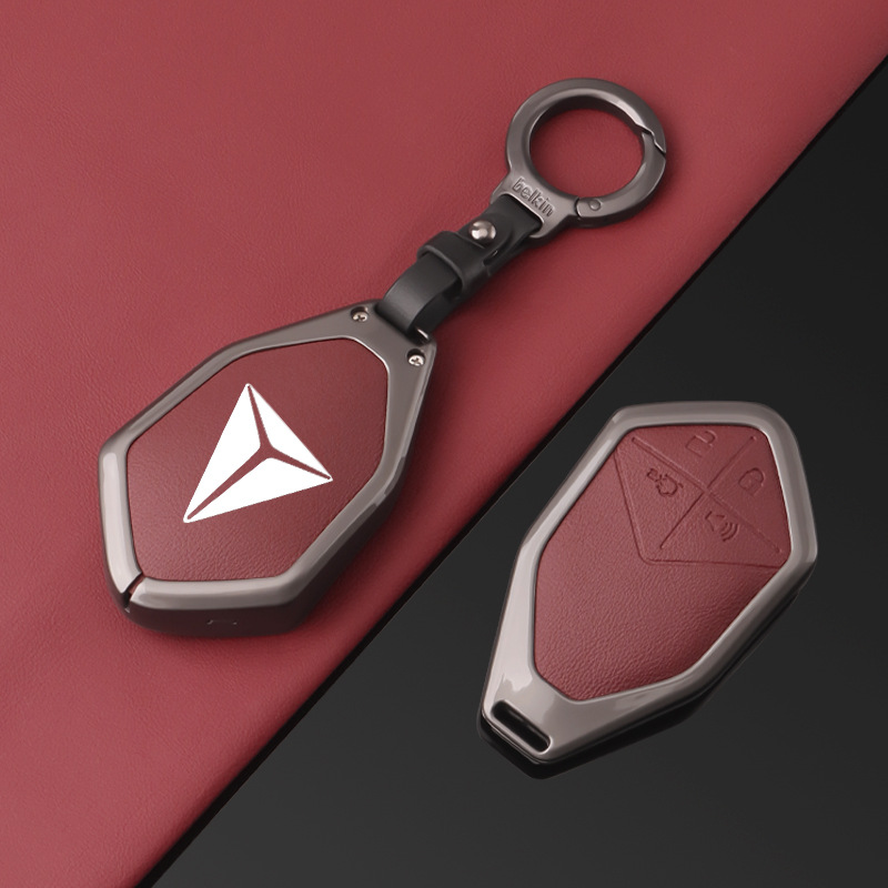 Zinc Alloy Smart Key Case Cover with Keychain for Deepal SL03 S07 S7 2023-2024 - Image 2