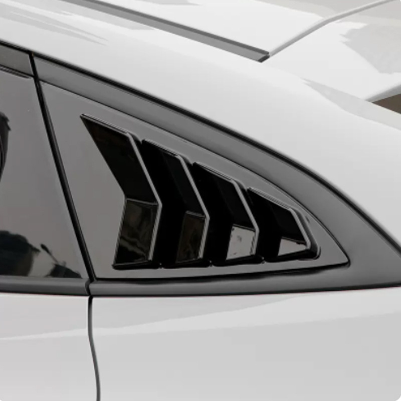 Rear Quarter Side Window Louvers ABS Decorative Trim for CHANGAN UNI-V - Image 4