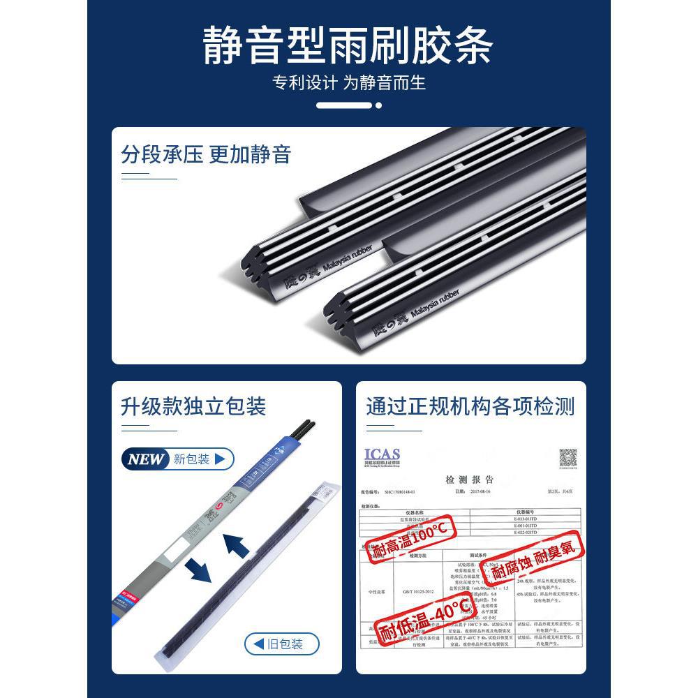 Wiper Blade Set with Premium Rubber Strips for DEEPAL (Shenlan) and BYD Series - Image 4