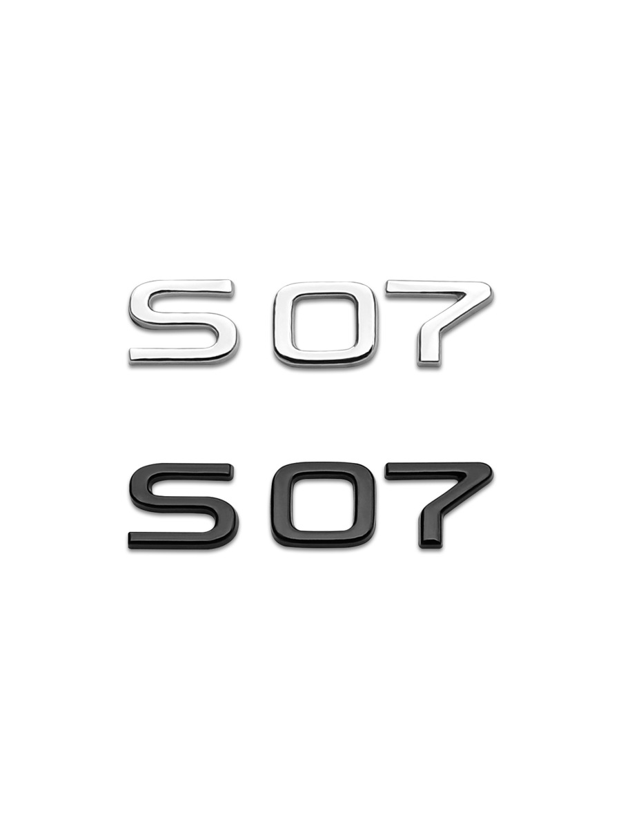 New Logo Emblem Kit Gloss Black Exterior Lettering Set for DEEPAL S07 / S7 - Image 5