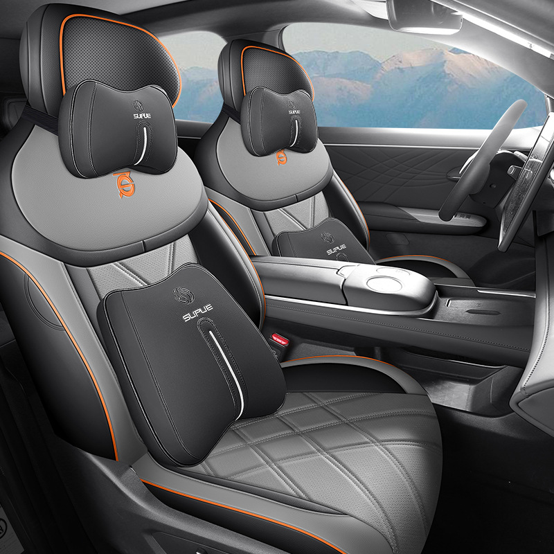 Custom Fit Four Seasons Perforated Leather Seat Cover for DEEPAL S07 (Changan Shenlan S7) - Image 2