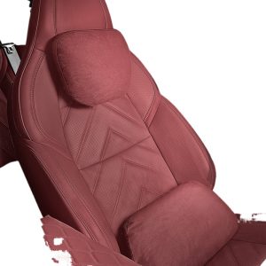 Suede Car Headrest and Lumbar Support Pillow for CHANGAN UNI-V, UNI-T, CS75, and CS55 PLUS