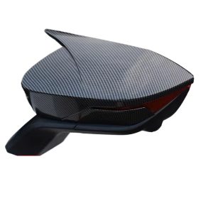 Rearview Mirror Cover Horn Style Gloss Black for CHANGAN UNI-V