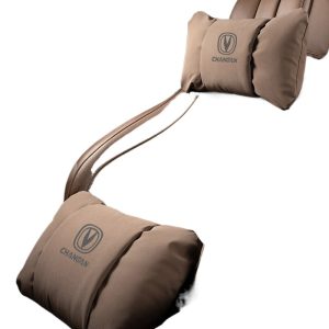 Memory Foam Neck Pillow and Lumbar Support Set for CHANGAN CS75 PLUS, CS55 PLUS, UNI-V, and UNI-K