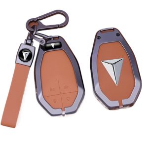 Metal Key Fob Case with Zinc Alloy Shell and Buckle for DEEPAL S07 S7 SL03 L07 S05 G318
