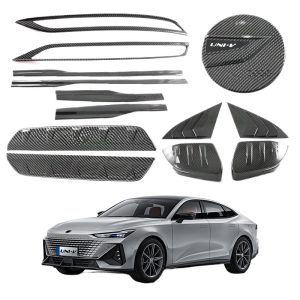 Exterior Styling Accessories Carbon Fiber Style Fuel Tank Cover for CHANGAN UNI-V