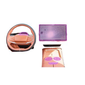 Interior Gear Shift and Central Control Screen TPU Transparent Protective Film for DEEPAL S07 (2023-2025)