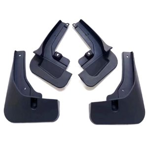 Four-Piece Set Splash Guards Mud Flaps for 2024 DEEPAL G318 Mudguards Black