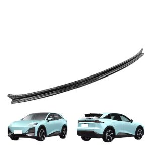 Rear Bumper Inner and Outer Guard Plate Trim Patch Carbon Fiber Style for 2023 DEEPAL S07